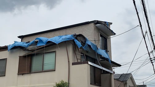 台風への備え